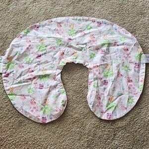 Boppy Owl Baby Pillow Cover Pink